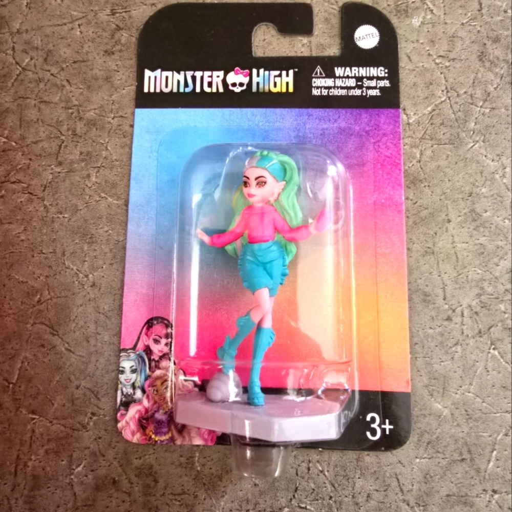 Monster High Mini Doll with Pink and Teal Outfit